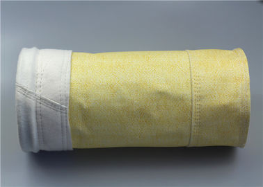中国 編まれたAramidのフィルター・バッグ、メタAramidは繊維のソックス100-260°Cの働く温度を感じました サプライヤー