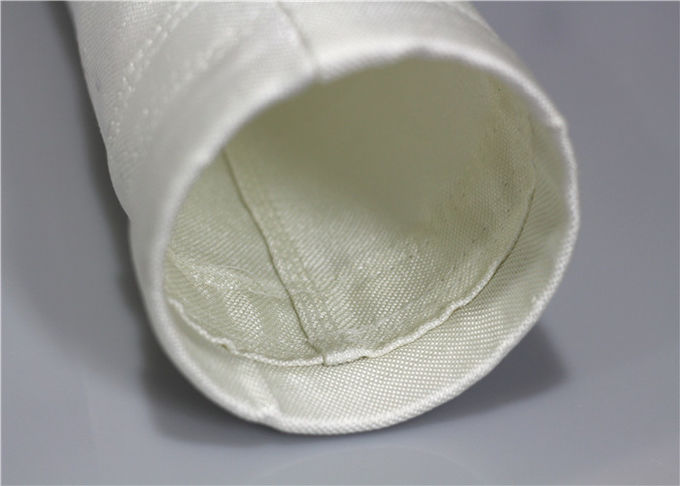 PTFEの処置のガラス繊維のフィルター・バッグの吸音力の衝撃の証拠0.3-0.5mm厚く