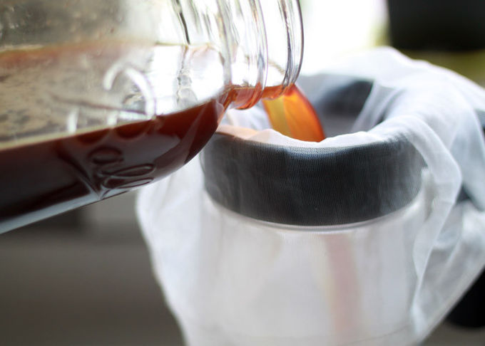 ナイロン網のコーヒー茶ナットのミルクのろ過のための液体のフィルター・バッグの高い延長